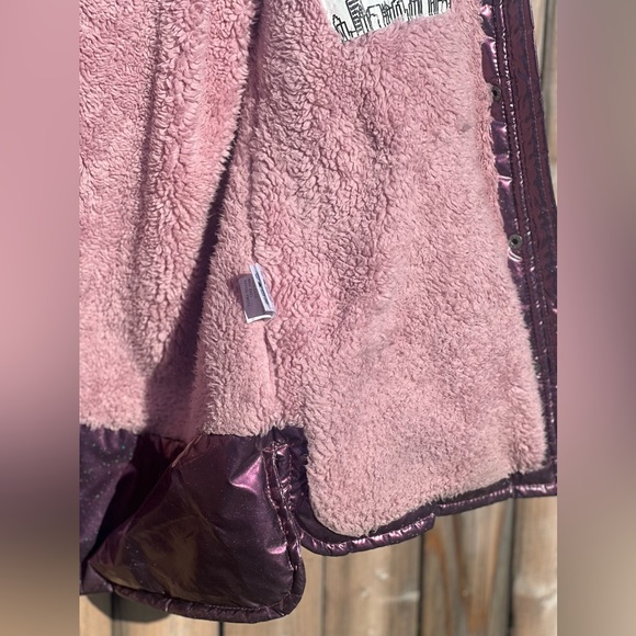 APPAMAN SLOAN Puffer Coat IN Glitter Plum - Picture 11 of 13